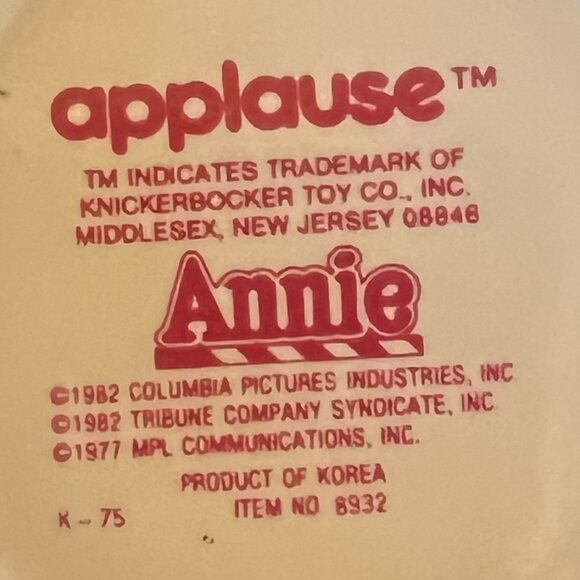 Set of 2 Vintage 1980s Little Orphan Annie, Daddy Warbucks and Dog Sandy Mugs - Picture 11 of 11